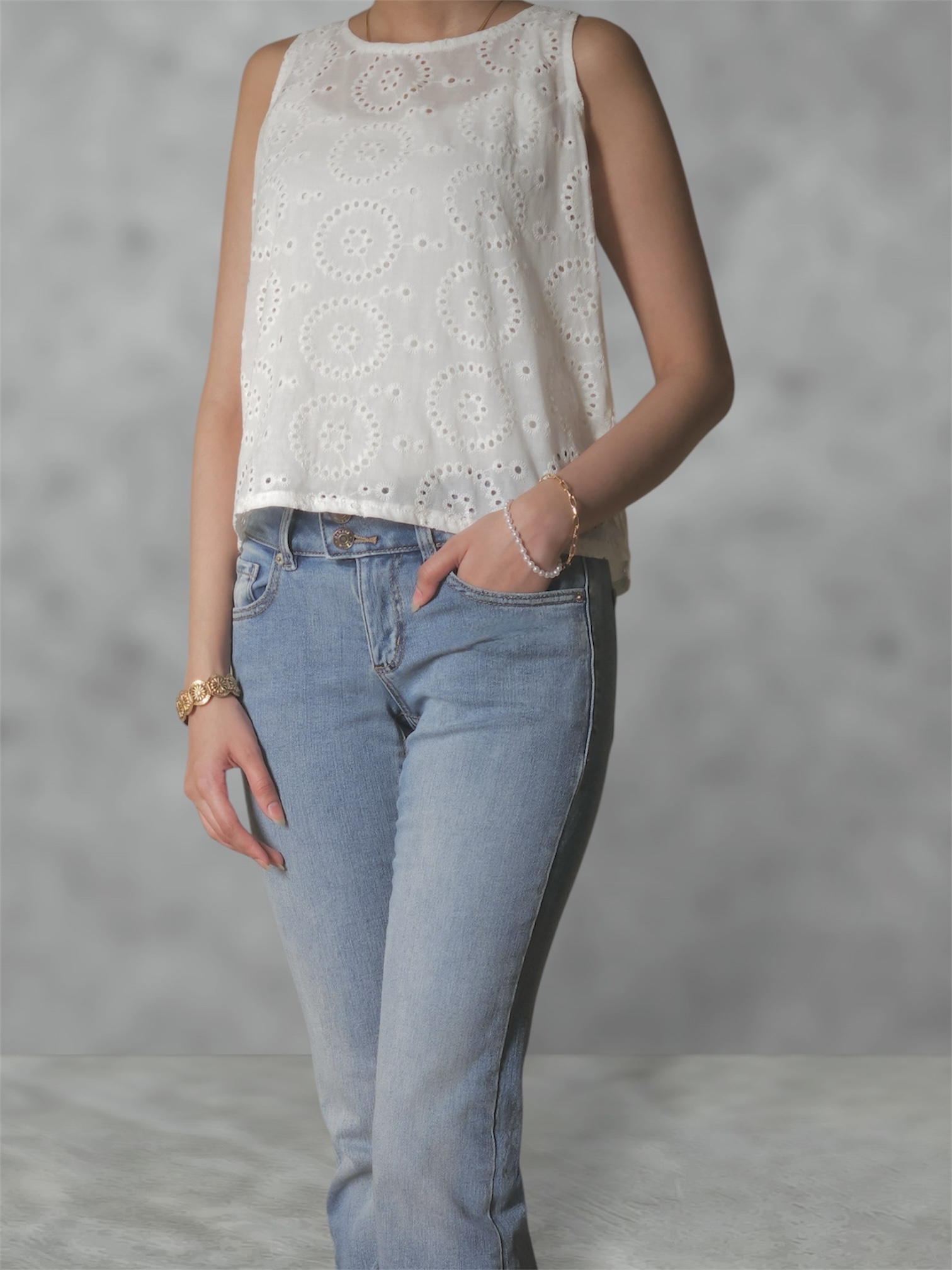 White Lace Top