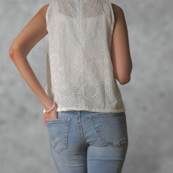 Lace White Top - Image 3