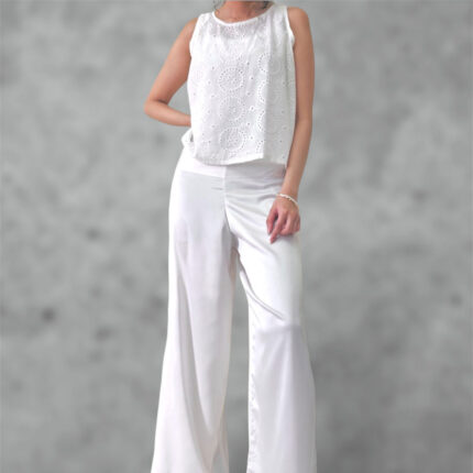 Silk Satin Palazzo pant